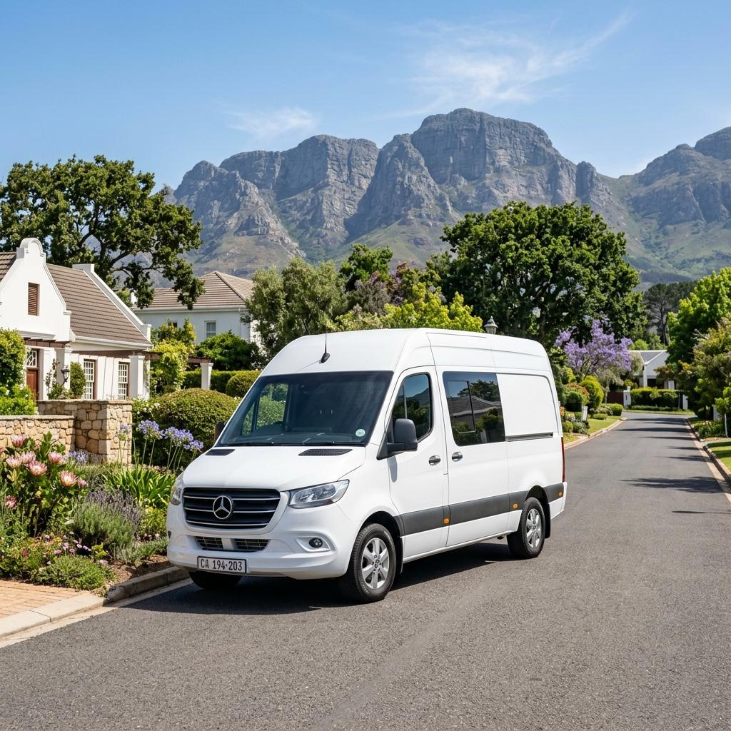 EAR Engineering van parked in Heldervue, Somerset West